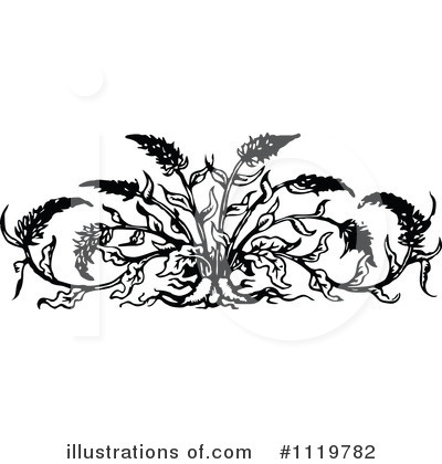 Royalty-Free (RF) Floral Clipart Illustration by Prawny Vintage - Stock Sample #1119782