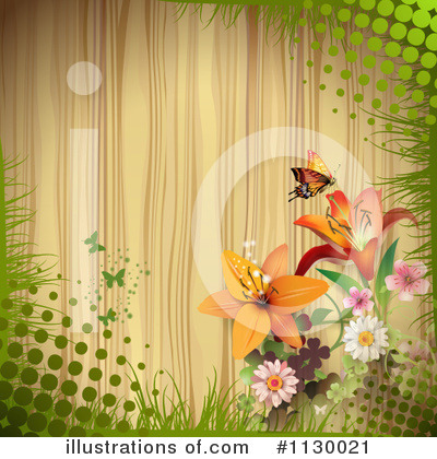Royalty-Free (RF) Floral Clipart Illustration by merlinul - Stock Sample #1130021