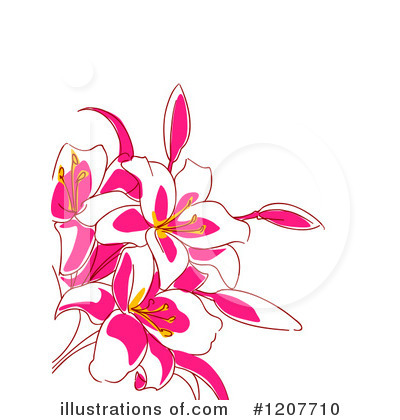 Royalty-Free (RF) Floral Clipart Illustration by Vector Tradition SM - Stock Sample #1207710