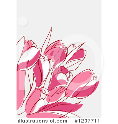 Royalty-Free (RF) Floral Clipart Illustration by Vector Tradition SM - Stock Sample #1207711