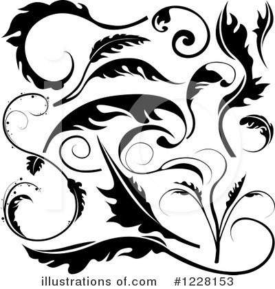 Royalty-Free (RF) Floral Clipart Illustration by dero - Stock Sample #1228153