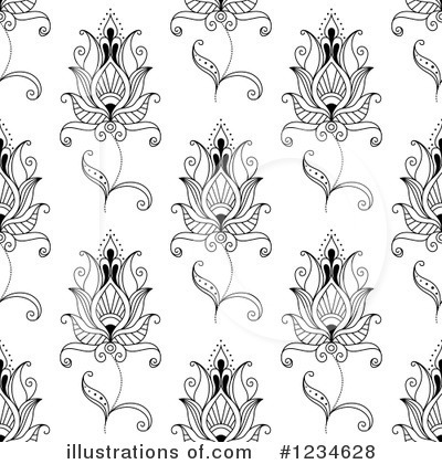 Royalty-Free (RF) Floral Clipart Illustration by Vector Tradition SM - Stock Sample #1234628