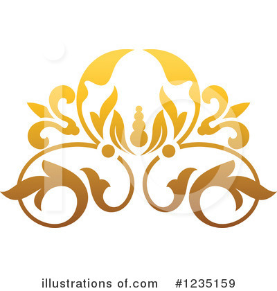 Royalty-Free (RF) Floral Clipart Illustration by Vector Tradition SM - Stock Sample #1235159