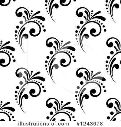 Royalty-Free (RF) Floral Clipart Illustration by Vector Tradition SM - Stock Sample #1243678