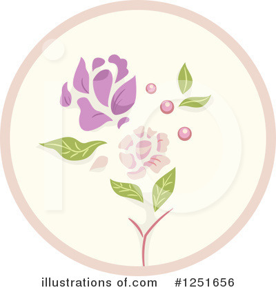 Royalty-Free (RF) Floral Clipart Illustration by BNP Design Studio - Stock Sample #1251656