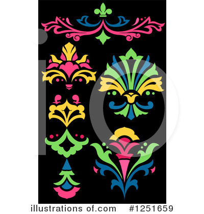 Royalty-Free (RF) Floral Clipart Illustration by BNP Design Studio - Stock Sample #1251659