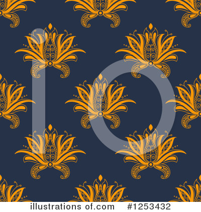 Royalty-Free (RF) Floral Clipart Illustration by Vector Tradition SM - Stock Sample #1253432