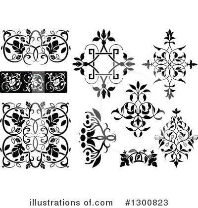 Royalty-Free (RF) Floral Clipart Illustration by dero - Stock Sample #1300823