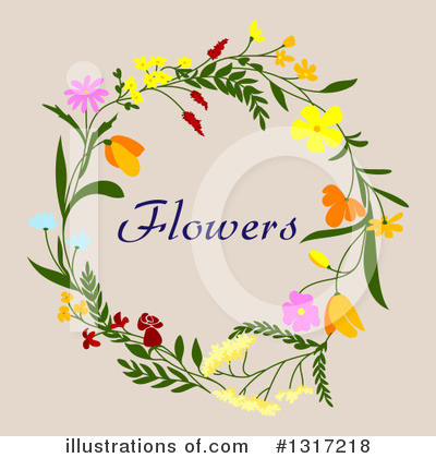 Royalty-Free (RF) Floral Clipart Illustration by Vector Tradition SM - Stock Sample #1317218