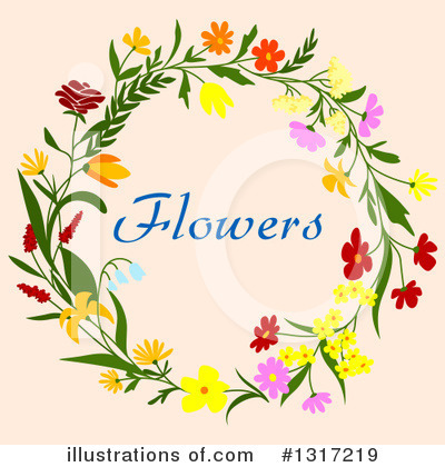 Royalty-Free (RF) Floral Clipart Illustration by Vector Tradition SM - Stock Sample #1317219