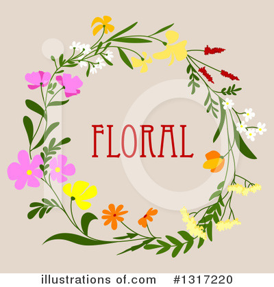 Royalty-Free (RF) Floral Clipart Illustration by Vector Tradition SM - Stock Sample #1317220