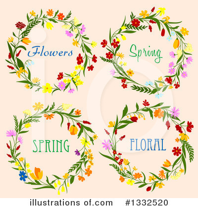 Royalty-Free (RF) Floral Clipart Illustration by Vector Tradition SM - Stock Sample #1332520