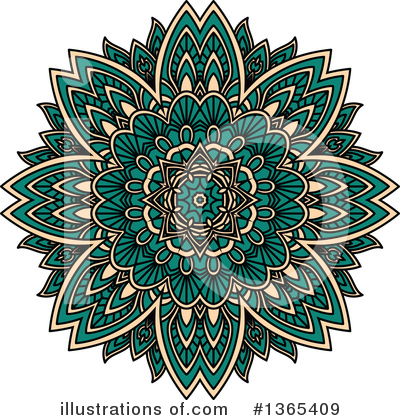 Royalty-Free (RF) Floral Clipart Illustration by Vector Tradition SM - Stock Sample #1365409