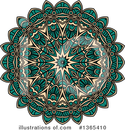Royalty-Free (RF) Floral Clipart Illustration by Vector Tradition SM - Stock Sample #1365410