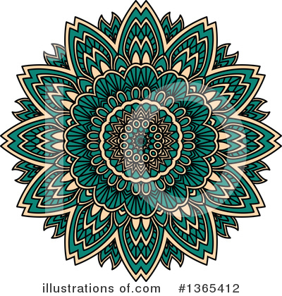 Royalty-Free (RF) Floral Clipart Illustration by Vector Tradition SM - Stock Sample #1365412