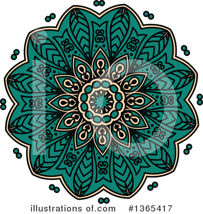 Royalty-Free (RF) Floral Clipart Illustration by Vector Tradition SM - Stock Sample #1365417