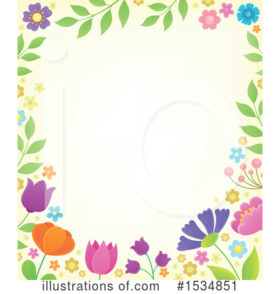 Royalty-Free (RF) Floral Clipart Illustration by visekart - Stock Sample #1534851