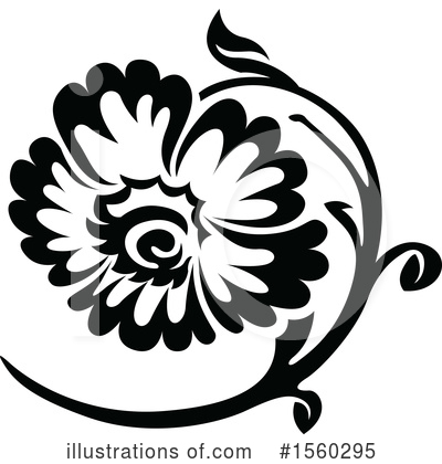 Royalty-Free (RF) Floral Clipart Illustration by dero - Stock Sample #1560295