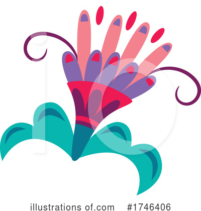Royalty-Free (RF) Floral Clipart Illustration by Vector Tradition SM - Stock Sample #1746406