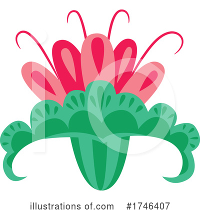 Royalty-Free (RF) Floral Clipart Illustration by Vector Tradition SM - Stock Sample #1746407