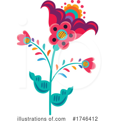 Royalty-Free (RF) Floral Clipart Illustration by Vector Tradition SM - Stock Sample #1746412