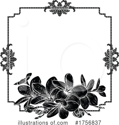 Plumeria Clipart #1756837 by AtStockIllustration