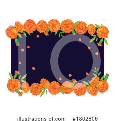 Marigold Clipart #1802806 by Vector Tradition SM