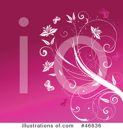 Royalty-Free (RF) Floral Clipart Illustration by KJ Pargeter - Stock Sample #46636