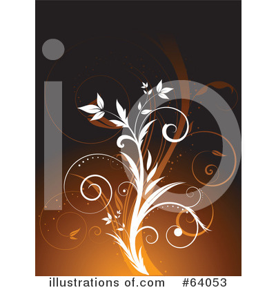 Royalty-Free (RF) Floral Clipart Illustration by KJ Pargeter - Stock Sample #64053