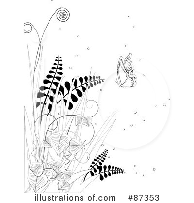 Royalty-Free (RF) Floral Clipart Illustration by elaineitalia - Stock Sample #87353