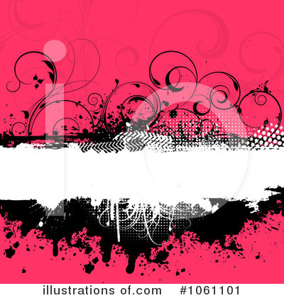 Floral Grunge Clipart #1061101 by KJ Pargeter