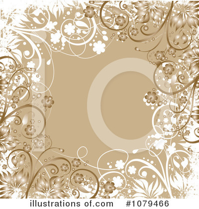 Royalty-Free (RF) Floral Grunge Clipart Illustration by KJ Pargeter - Stock Sample #1079466