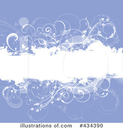 Royalty-Free (RF) Floral Grunge Clipart Illustration by KJ Pargeter - Stock Sample #434390