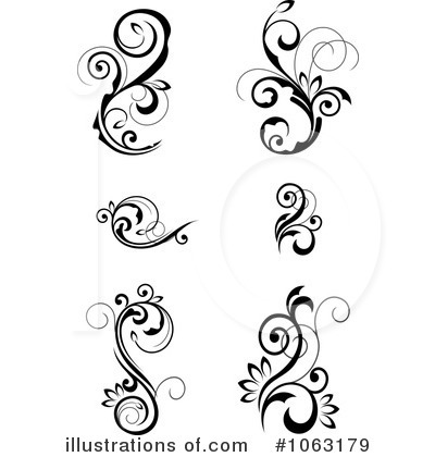 Royalty-Free (RF) Flourish Clipart Illustration by Vector Tradition SM - Stock Sample #1063179