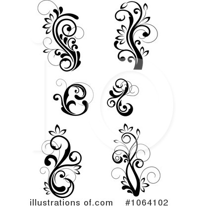 Royalty-Free (RF) Flourish Clipart Illustration by Vector Tradition SM - Stock Sample #1064102