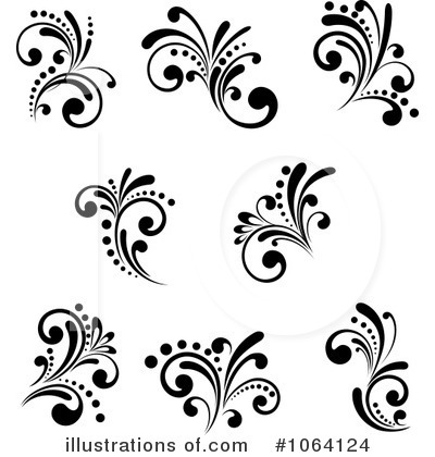 Royalty-Free (RF) Flourish Clipart Illustration by Vector Tradition SM - Stock Sample #1064124