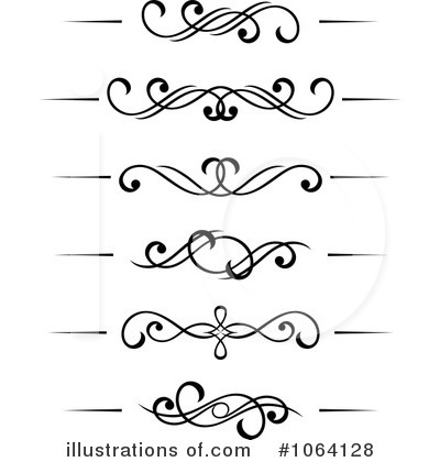 Royalty-Free (RF) Flourish Clipart Illustration by Vector Tradition SM - Stock Sample #1064128
