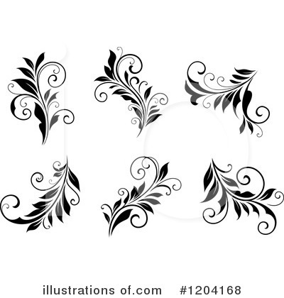 Royalty-Free (RF) Flourish Clipart Illustration by Vector Tradition SM - Stock Sample #1204168