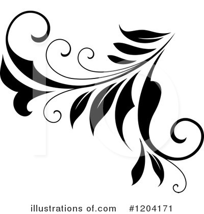 Royalty-Free (RF) Flourish Clipart Illustration by Vector Tradition SM - Stock Sample #1204171