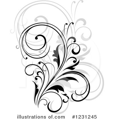 Royalty-Free (RF) Flourish Clipart Illustration by Vector Tradition SM - Stock Sample #1231245