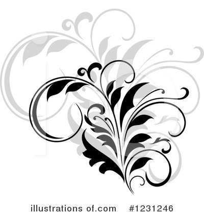 Royalty-Free (RF) Flourish Clipart Illustration by Vector Tradition SM - Stock Sample #1231246