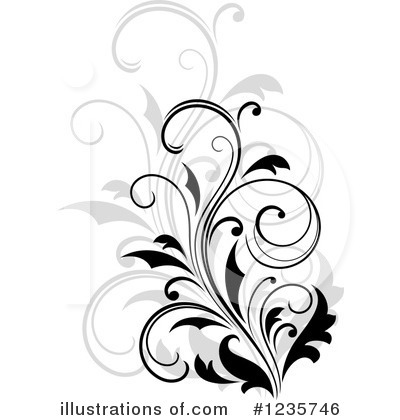 Royalty-Free (RF) Flourish Clipart Illustration by Vector Tradition SM - Stock Sample #1235746