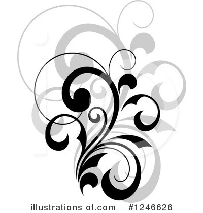 Royalty-Free (RF) Flourish Clipart Illustration by Vector Tradition SM - Stock Sample #1246626
