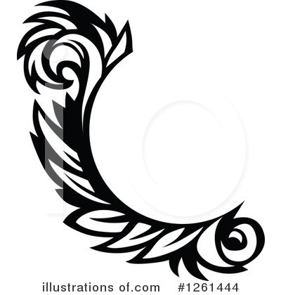 Royalty-Free (RF) Flourish Clipart Illustration by Chromaco - Stock Sample #1261444