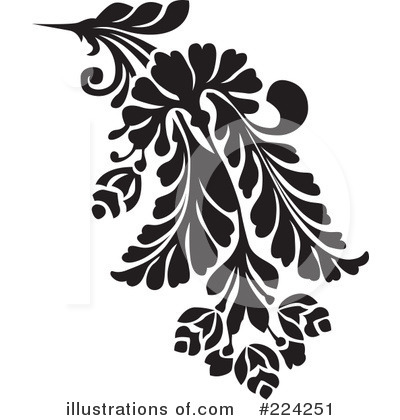 Royalty-Free (RF) Flourish Clipart Illustration by BestVector - Stock Sample #224251