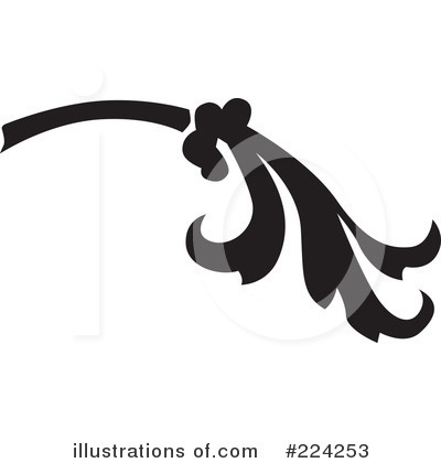 Royalty-Free (RF) Flourish Clipart Illustration by BestVector - Stock Sample #224253
