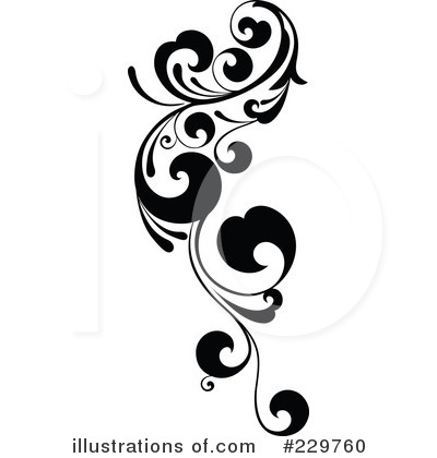 Royalty-Free (RF) Flourish Clipart Illustration by OnFocusMedia - Stock Sample #229760