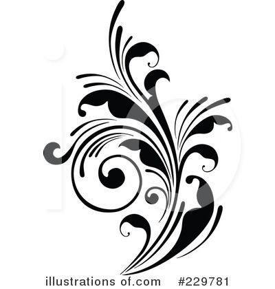 Royalty-Free (RF) Flourish Clipart Illustration by OnFocusMedia - Stock Sample #229781