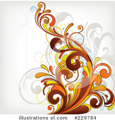 Royalty-Free (RF) Flourish Clipart Illustration by OnFocusMedia - Stock Sample #229784