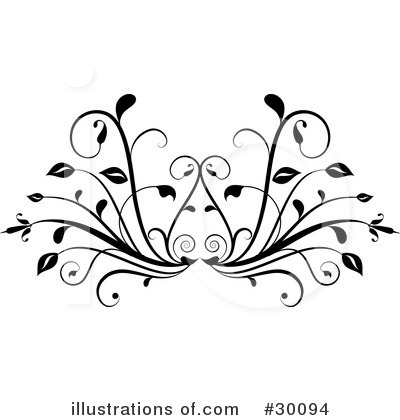 Royalty-Free (RF) Flourish Clipart Illustration by KJ Pargeter - Stock Sample #30094